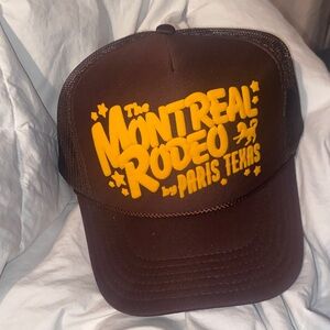 Paris Texas Brown and Yellow Cap